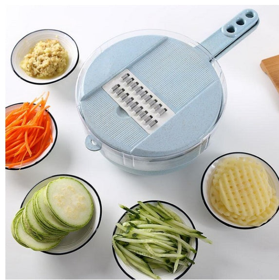 8 in 1 Mandoline Slicer Grater Peeler Cutter Kitchen Tool