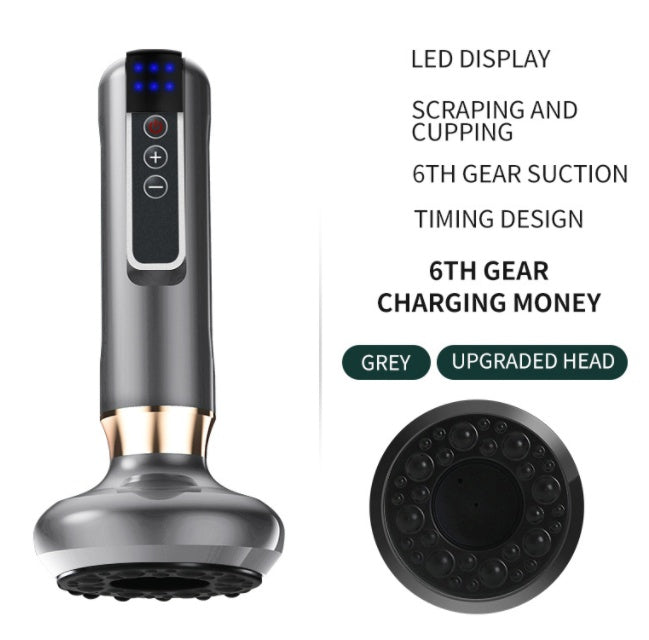Electric Anti-Cellulite Vacuum Cupping Massager Slimming Gua Sha Cups
