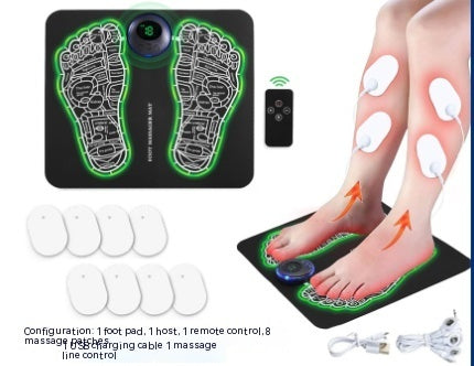 Electric EMS Foot Massager Pad Muscle Stimulator Pain Relief Mat