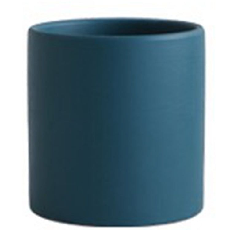 Nordic Colorful Ceramic Succulent Planter Flowerpot With Tray Hole
