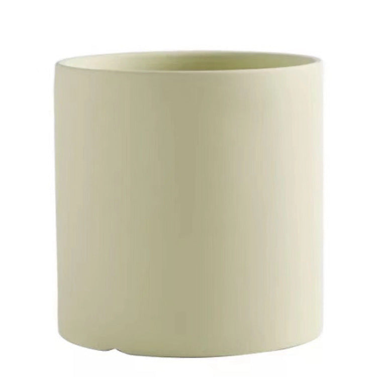 Nordic Colorful Ceramic Succulent Planter Flowerpot With Tray Hole