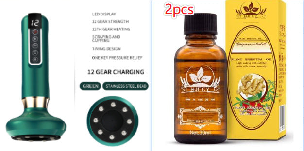 Electric Anti-Cellulite Vacuum Cupping Massager Slimming Gua Sha Cups