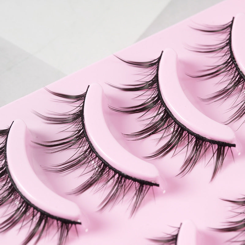 Manga Anime Wispy Lashes Natural Cosplay False Eyelashes