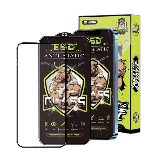 Premium ESD Anti-Static Tempered Glass Screen Protector  – 9H Hardness, Bubble-Free Installation UK Stock - Fast Delivery]