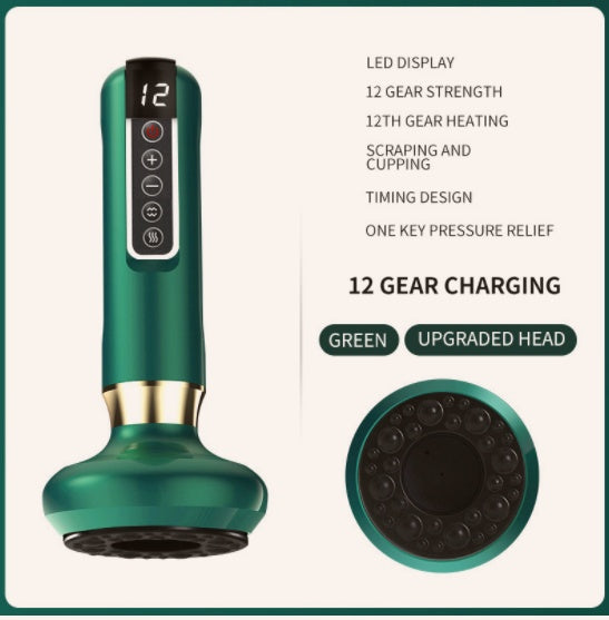 Electric Anti-Cellulite Vacuum Cupping Massager Slimming Gua Sha Cups