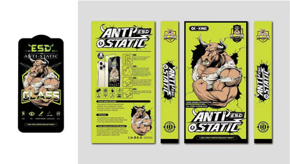 Premium ESD Anti-Static Tempered Glass Screen Protector  – 9H Hardness, Bubble-Free Installation UK Stock - Fast Delivery]