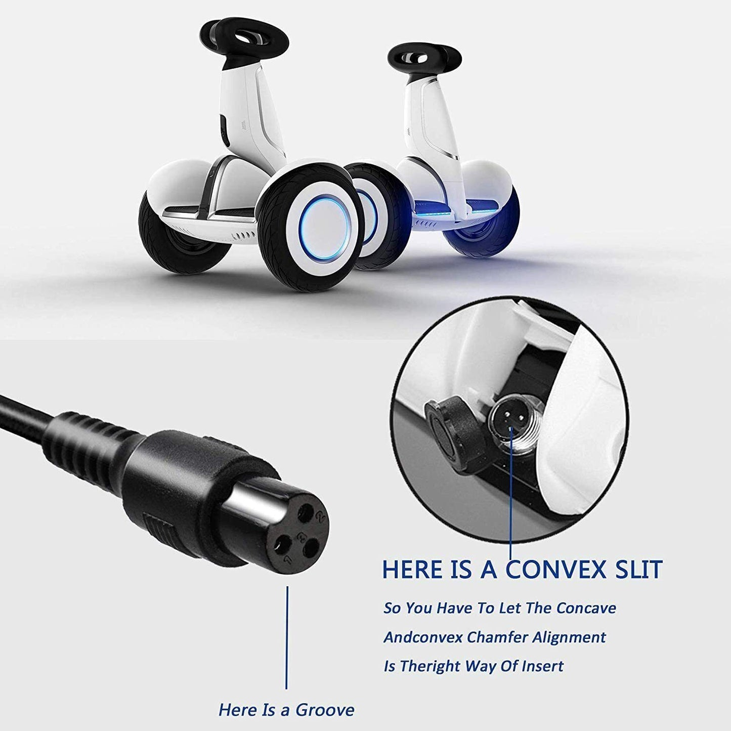 42V Fast Charger Power Adapter For Segway Swegway Smart Balance Board Scooter 2A