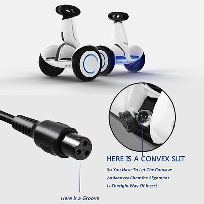 42V Fast Charger Power Adapter For Segway Swegway Smart Balance Board Scooter 2A