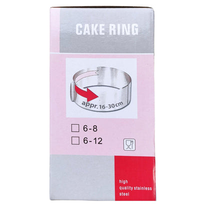 4”-8” Cake Rings Round Rectangle Heart Cutter Mould Stainless Steel Mousse Cookie Egg Icing Mold - Fabulous Corner