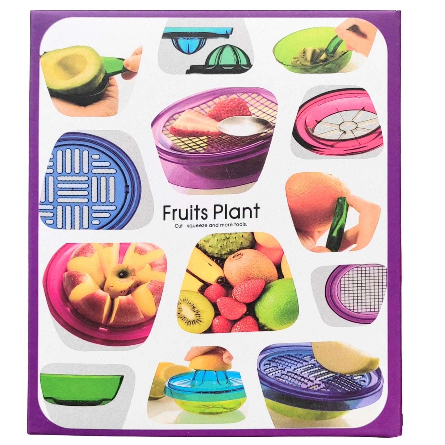 10 in 1 Kitchen Tool Multi Purpose Cutter Juicer Fruit Plant Mesh Slicer Picker - Fabulous Corner