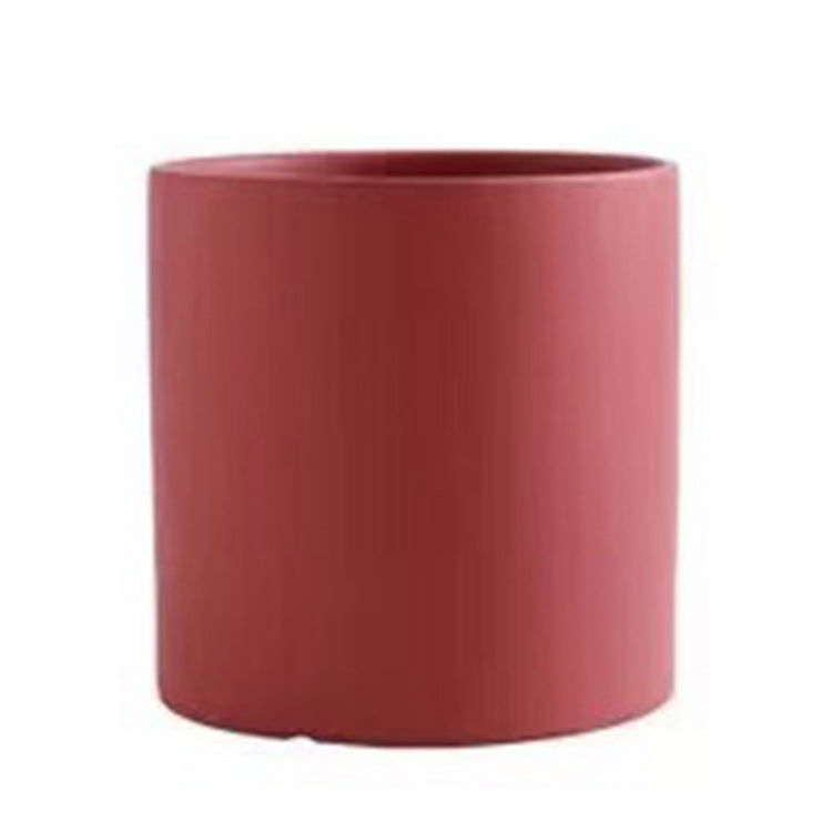 Nordic Colorful Ceramic Succulent Planter Flowerpot With Tray Hole