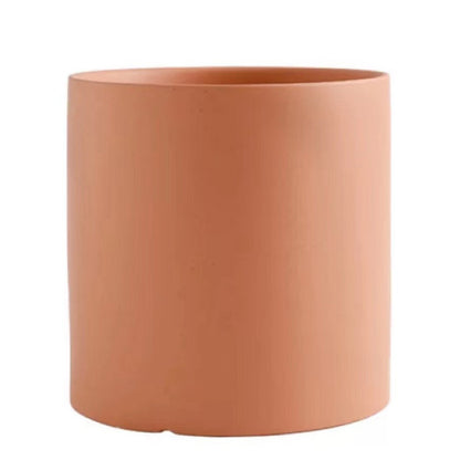 Nordic Colorful Ceramic Succulent Planter Flowerpot With Tray Hole
