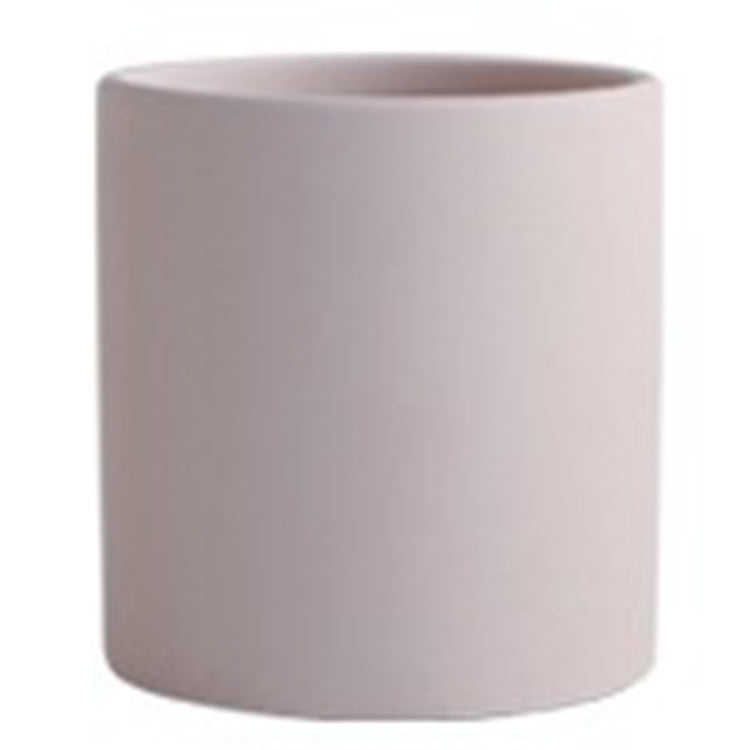 Nordic Colorful Ceramic Succulent Planter Flowerpot With Tray Hole