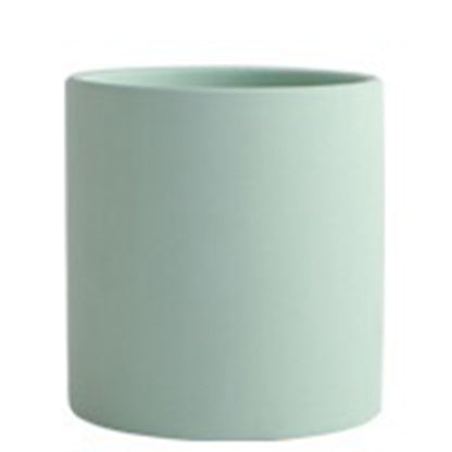 Nordic Colorful Ceramic Succulent Planter Flowerpot With Tray Hole