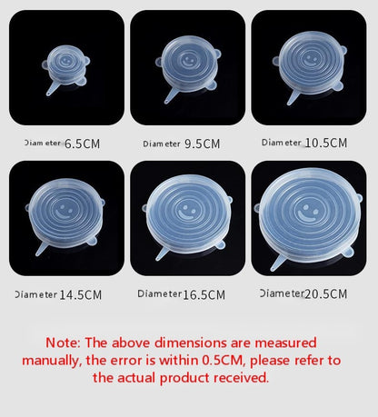Multifunctional Stretchable Silicone Freshness Bowl Cover
