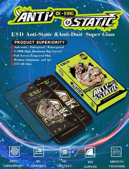 Premium ESD Anti-Static Tempered Glass Screen Protector  – 9H Hardness, Bubble-Free Installation UK Stock - Fast Delivery]