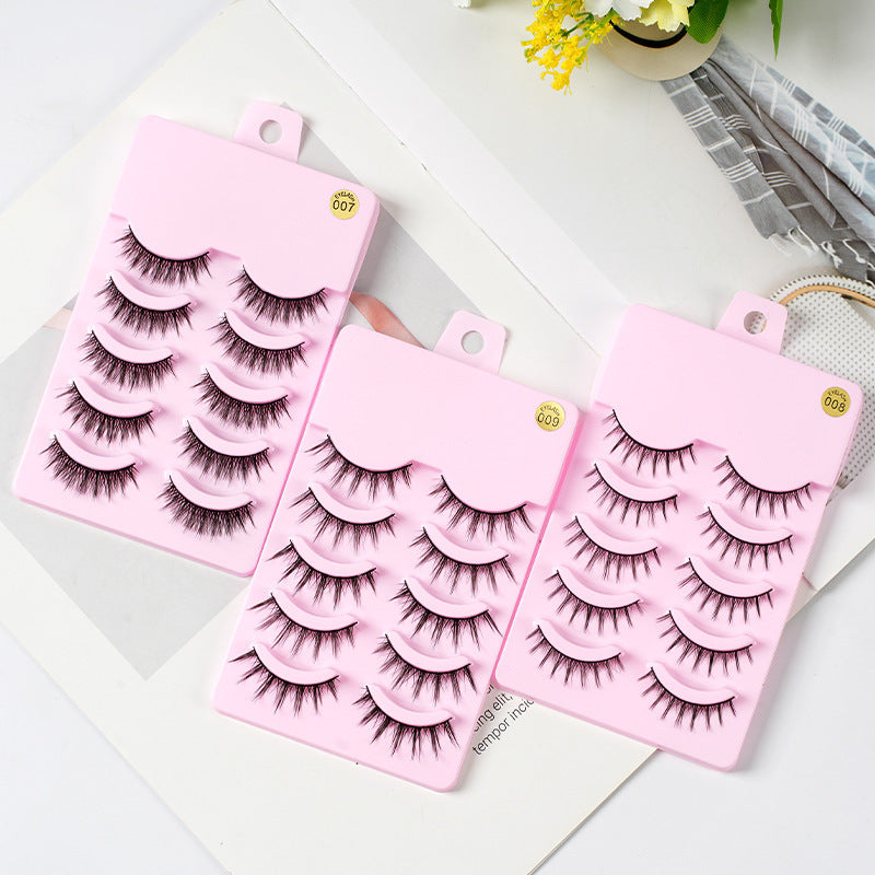 Manga Anime Wispy Lashes Natural Cosplay False Eyelashes