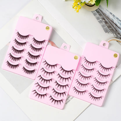 Manga Anime Wispy Lashes Natural Cosplay False Eyelashes