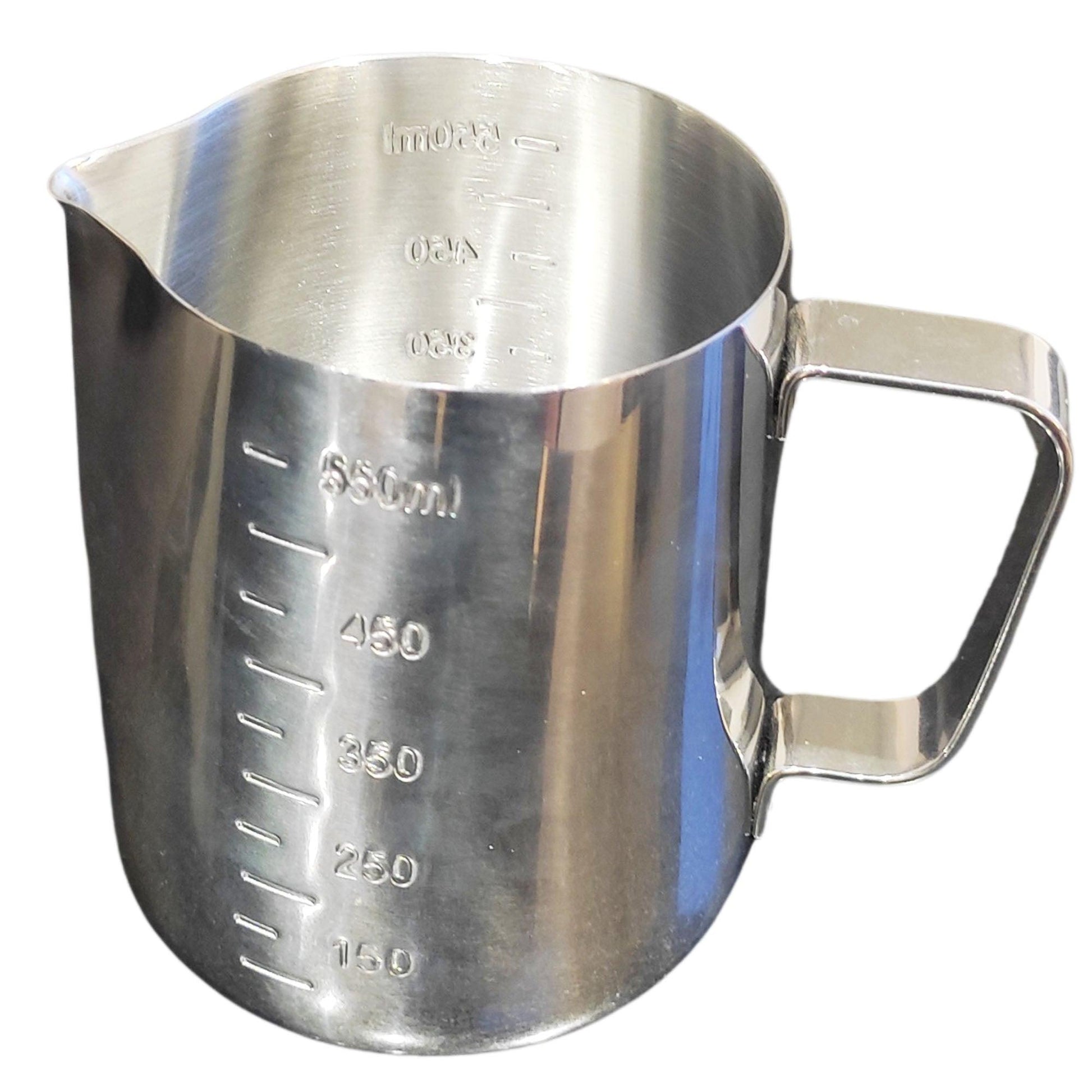 600ml Stainless Steel Milk Frothing Jug with Handle | Professional Barista Pitcher for Perfect Pouring - Fabulous Corner