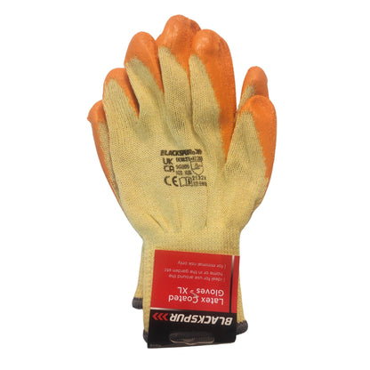 PU Nitrile Coated Industrial Safety Gripper Gloves for Construction Builders Road - Cleaning - Fabulous Corner