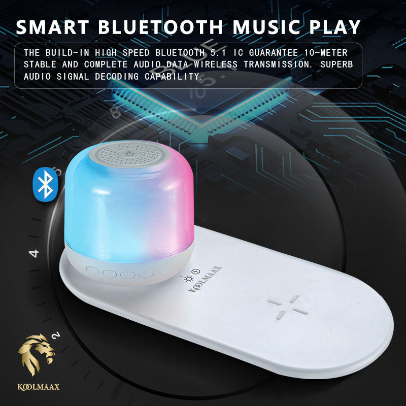 Koolmaax 2025 Night Light Charger 3 In 1 With Bedside Lamp Versatile New Trend
