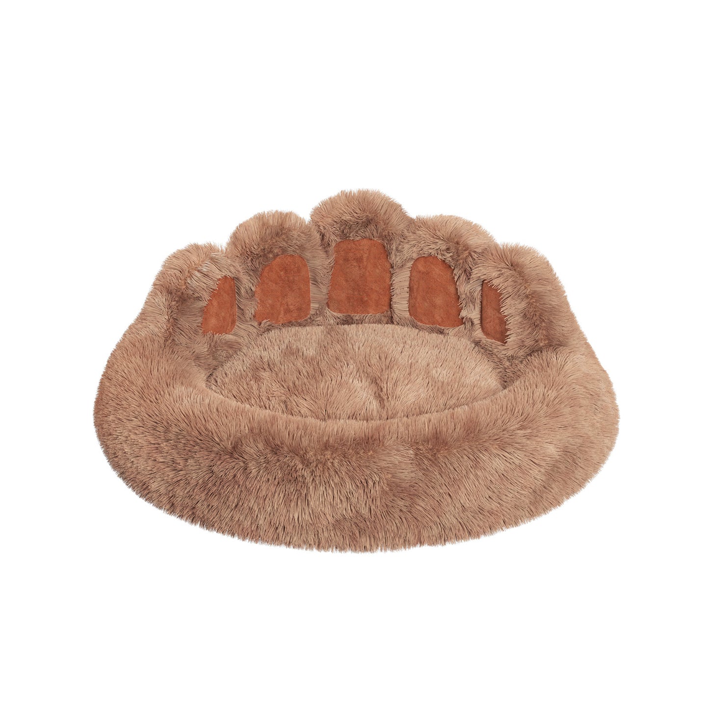 Cute Bear Paw Dog Cat Bed Plush Cozy Pet Furniture