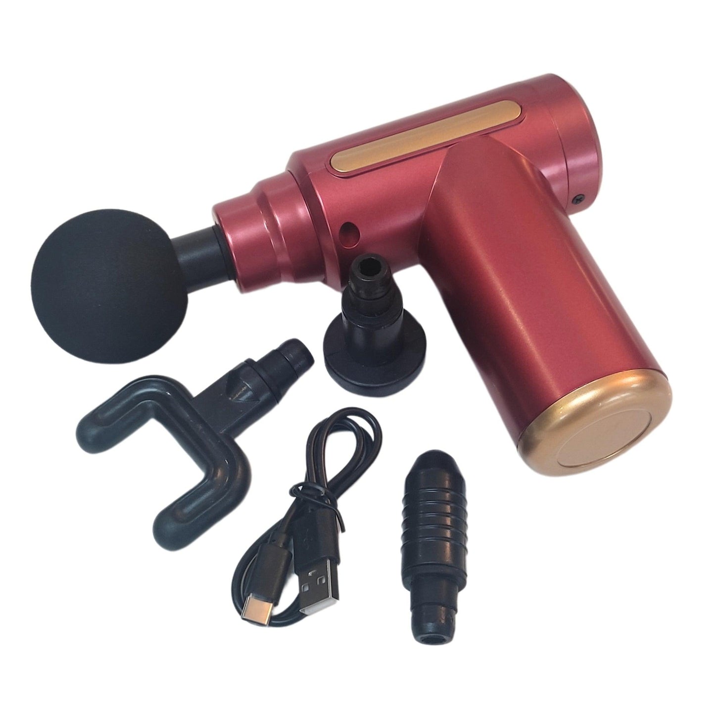 Mini Massage Gun for Muscle Deep Tissue Percussion Portable Handheld Full Body Relief Quiet USB Rechargeable - Fabulous Corner