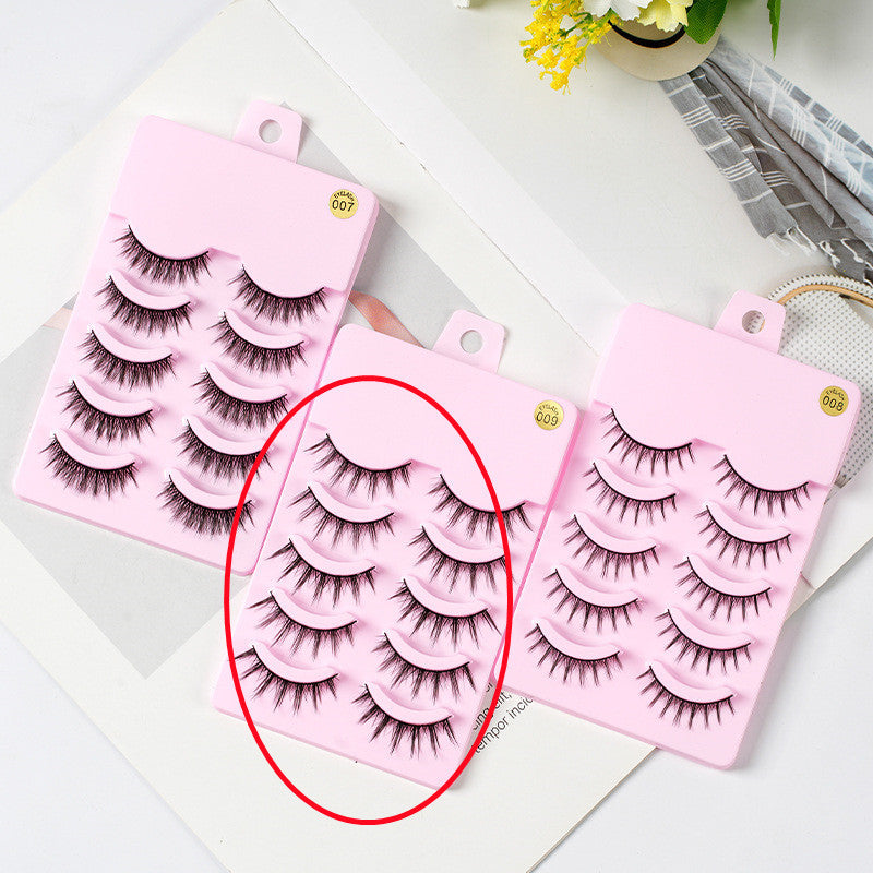 Manga Anime Wispy Lashes Natural Cosplay False Eyelashes