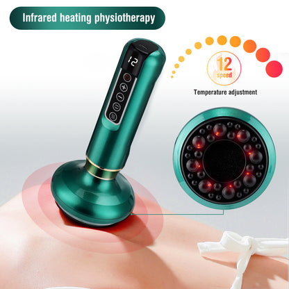 Electric Anti-Cellulite Vacuum Cupping Massager Slimming Gua Sha Cups