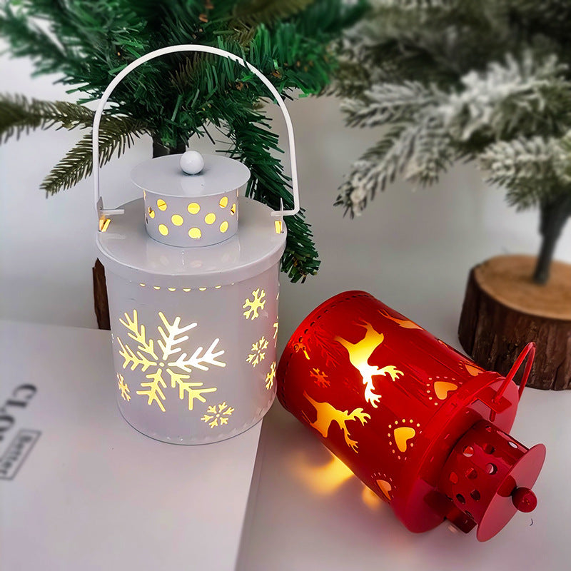 Christmas LED Candle Lanterns Nordic Style Electronic Holiday Decorations Lights