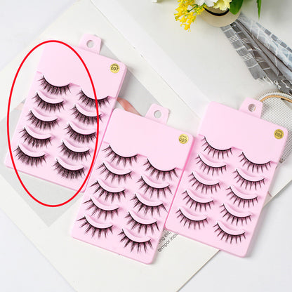 Manga Anime Wispy Lashes Natural Cosplay False Eyelashes