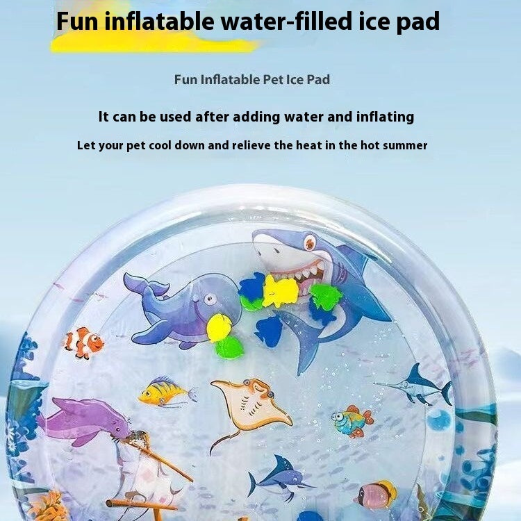 Cooling Pet Water Bed Ice Pad Dog Summer Sleeping Mat