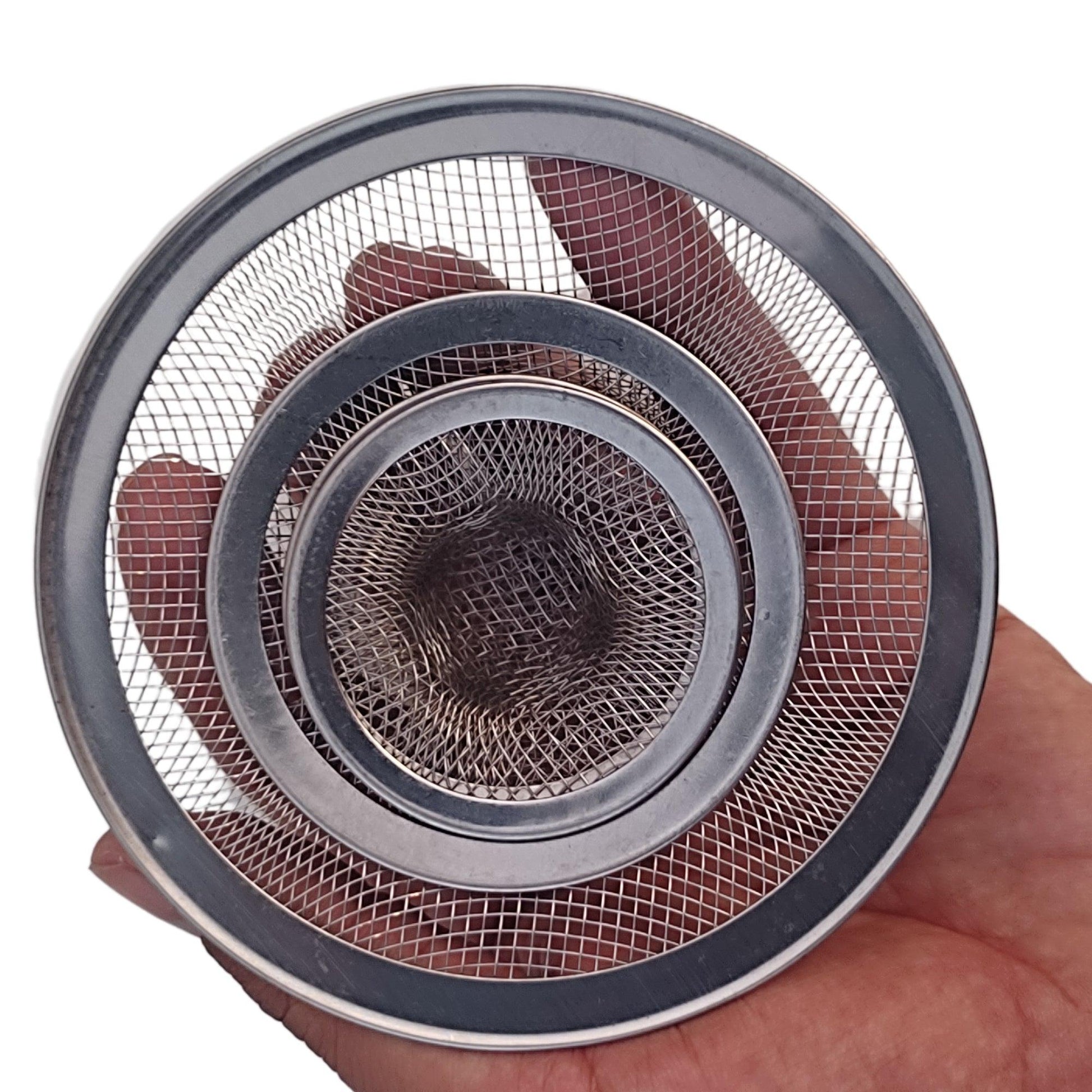 Durable Stainless Steel Kitchen Sink Strainers | Fine Mesh Sieve, Slop Filter Trap & Hair Catcher for Shower - Fabulous Corner