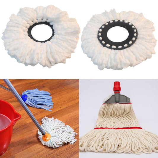 2-8 Pcs Replacement Microfibre Refill Mop Heads for 360 degree Magic Mop Cleaning - Fabulous Corner