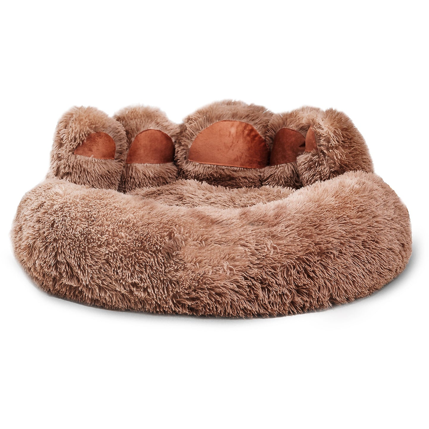 Cute Bear Paw Dog Cat Bed Plush Cozy Pet Furniture