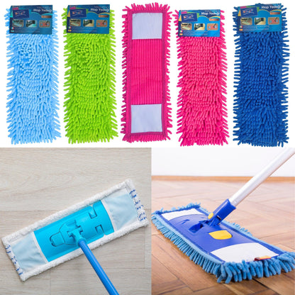 Refill Replacement Mop Heads Dust Washable Microfibre Cloth Cleaning Pads Brush - Fabulous Corner