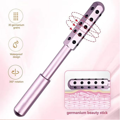 Germanium Beauty Stick Facial Roller Anti-Wrinkle Face Massager Wand