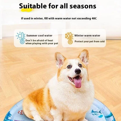 Cooling Pet Water Bed Ice Pad Dog Summer Sleeping Mat