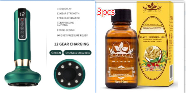 Electric Anti-Cellulite Vacuum Cupping Massager Slimming Gua Sha Cups