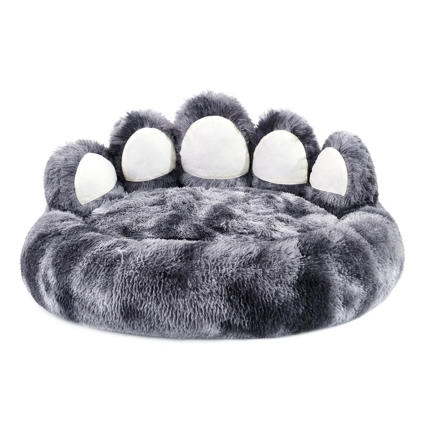 Cute Bear Paw Dog Cat Bed Plush Cozy Pet Furniture