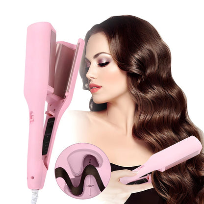 32mm Deep Wave Hair Curler Adjustable Fast Heating Styler Wand