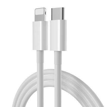 White iPhone Charging Cable – MFi Certified USB-C to Lightning Fast Charger