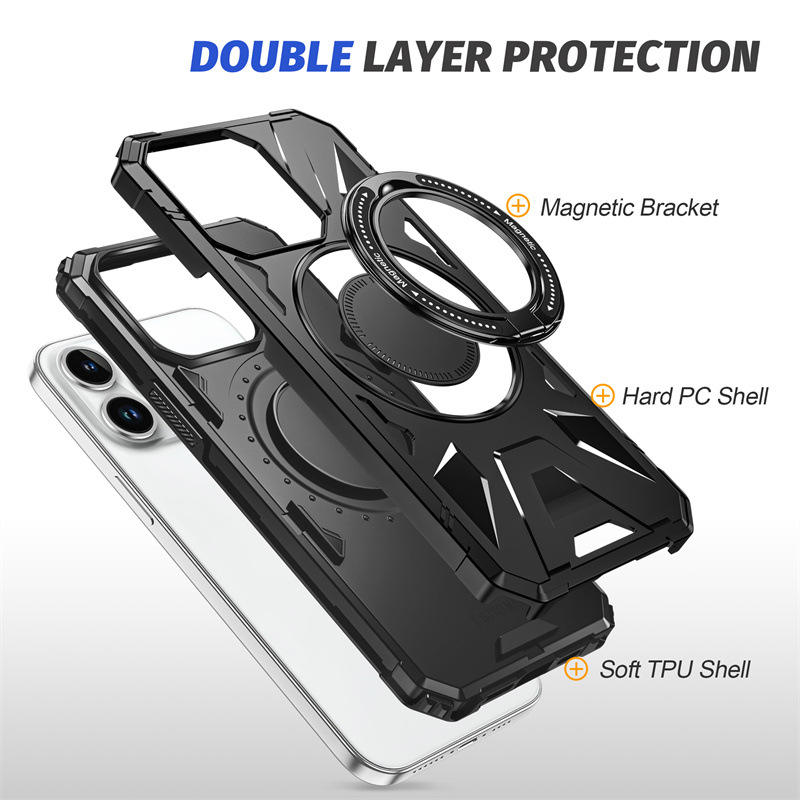 Shockproof Armor Case for iPhone 15 16 17E Dual Layer Rugged Cover Anti Slip Grip Heavy Duty Protection UK