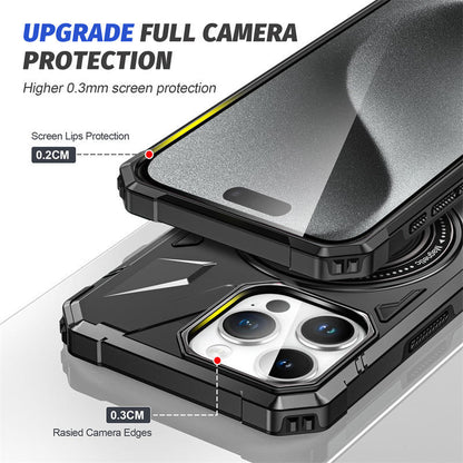Shockproof Armor Case for iPhone 15 16 17E Dual Layer Rugged Cover Anti Slip Grip Heavy Duty Protection UK