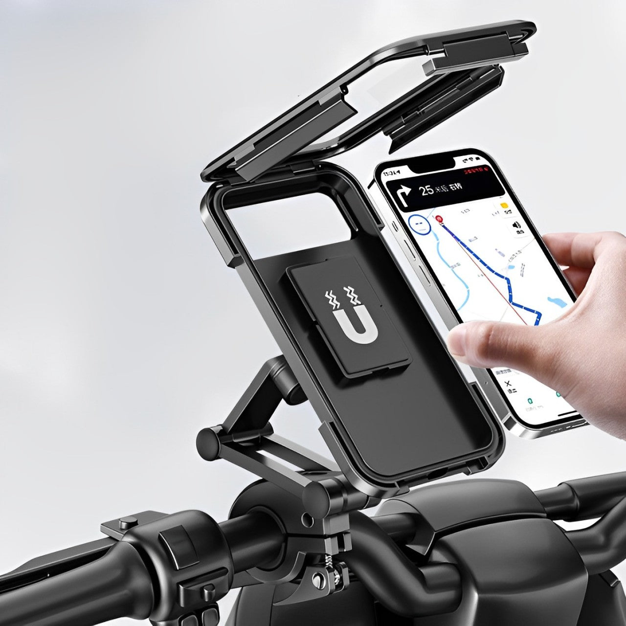 👉 Waterproof Bike Phone Holder – 360° Rotatable Mount for Safe & Secure Riding