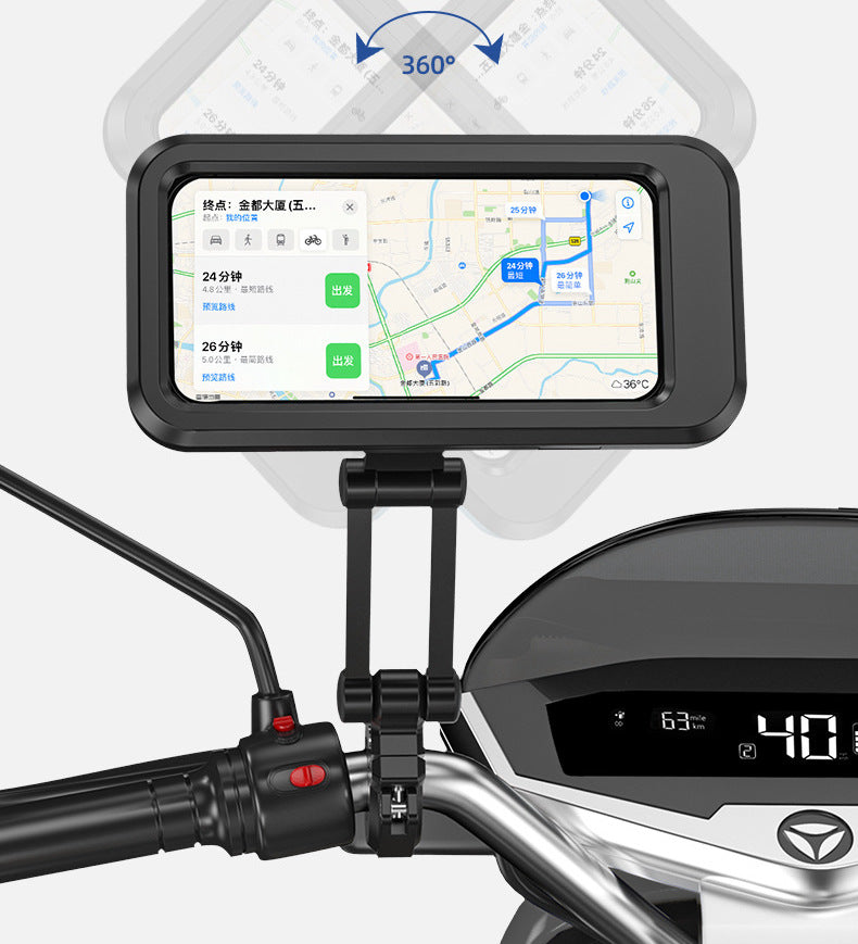 👉 Waterproof Bike Phone Holder – 360° Rotatable Mount for Safe & Secure Riding