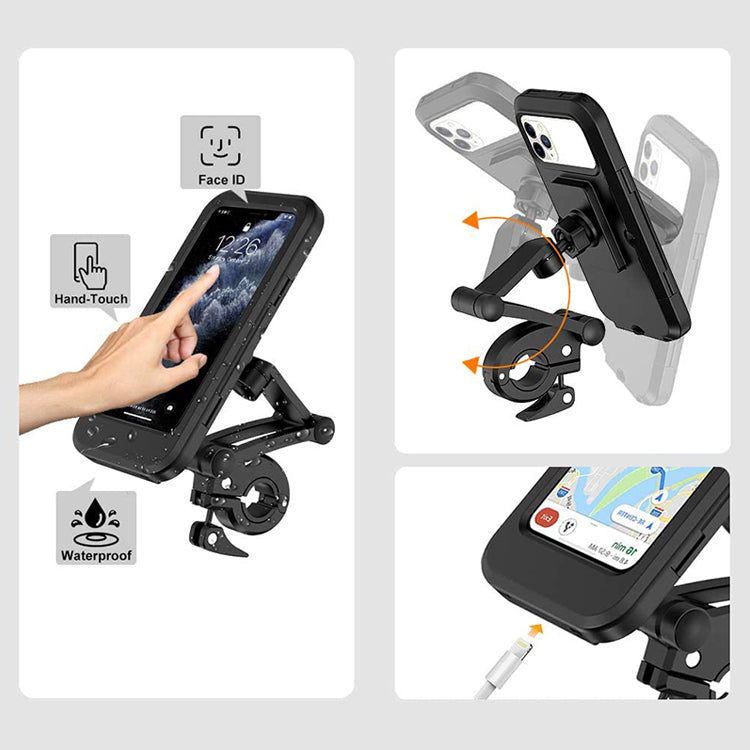 👉 Waterproof Bike Phone Holder – 360° Rotatable Mount for Safe & Secure Riding