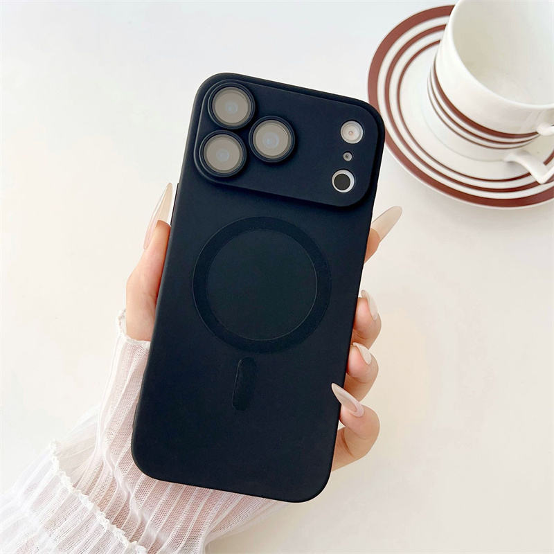 Magnetic Shockproof Case for iPhone 17E 16 15 14 13 12 Pro Max Silicone MagSafe Compatible Protective Cover UK (Copy)
