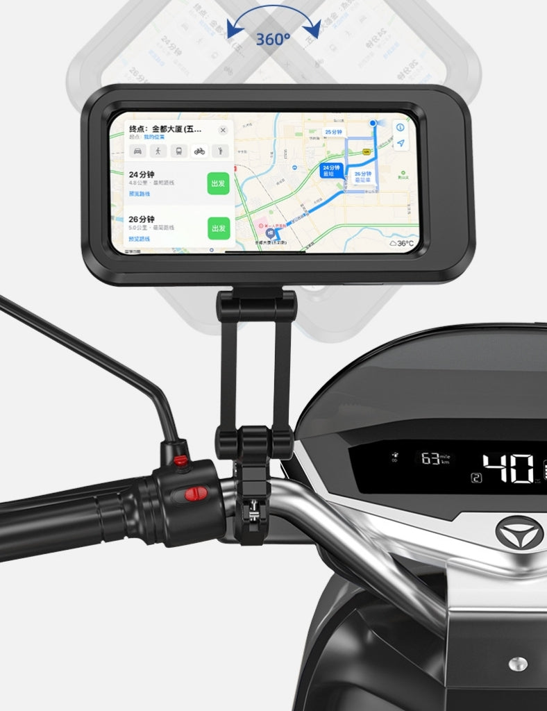 👉 Waterproof Bike Phone Holder – 360° Rotatable Mount for Safe & Secure Riding