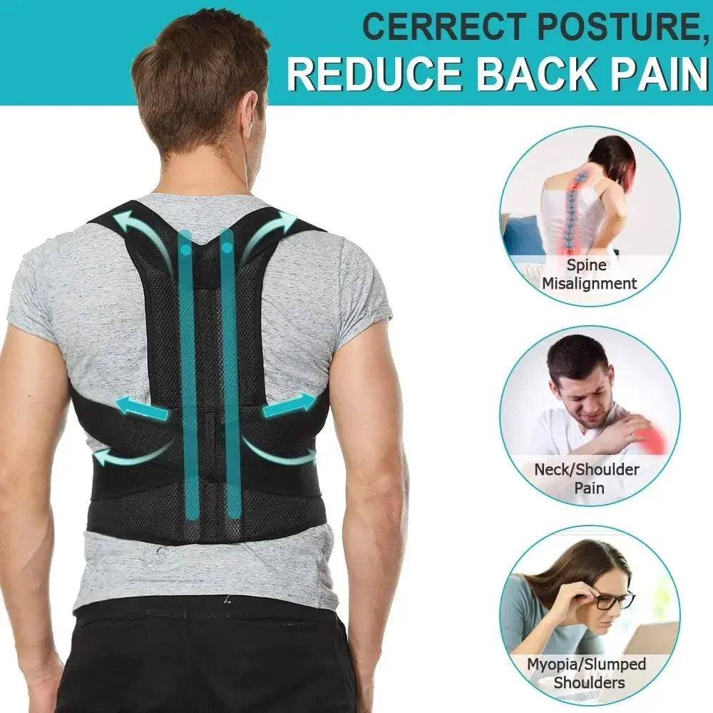 Posture Corrector Back Brace For Lumbar Support - Fabulous Corner